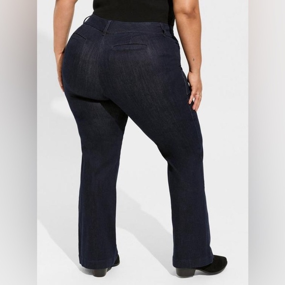 Torrid Comfort Flex Taper High Rise Trouser Jean Size 20 - Picture 2 of 14